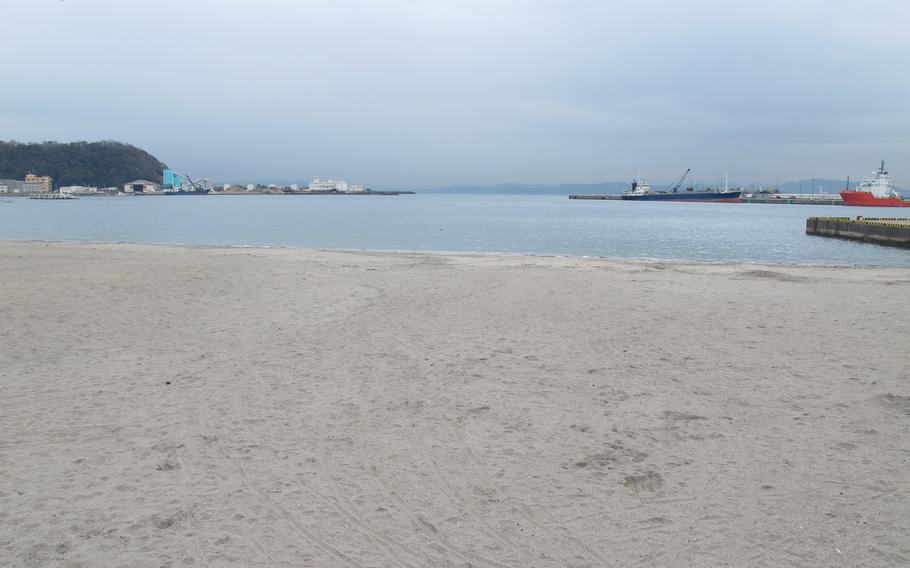 Kurihama is the beach where Perry  marked his first step in Japan.